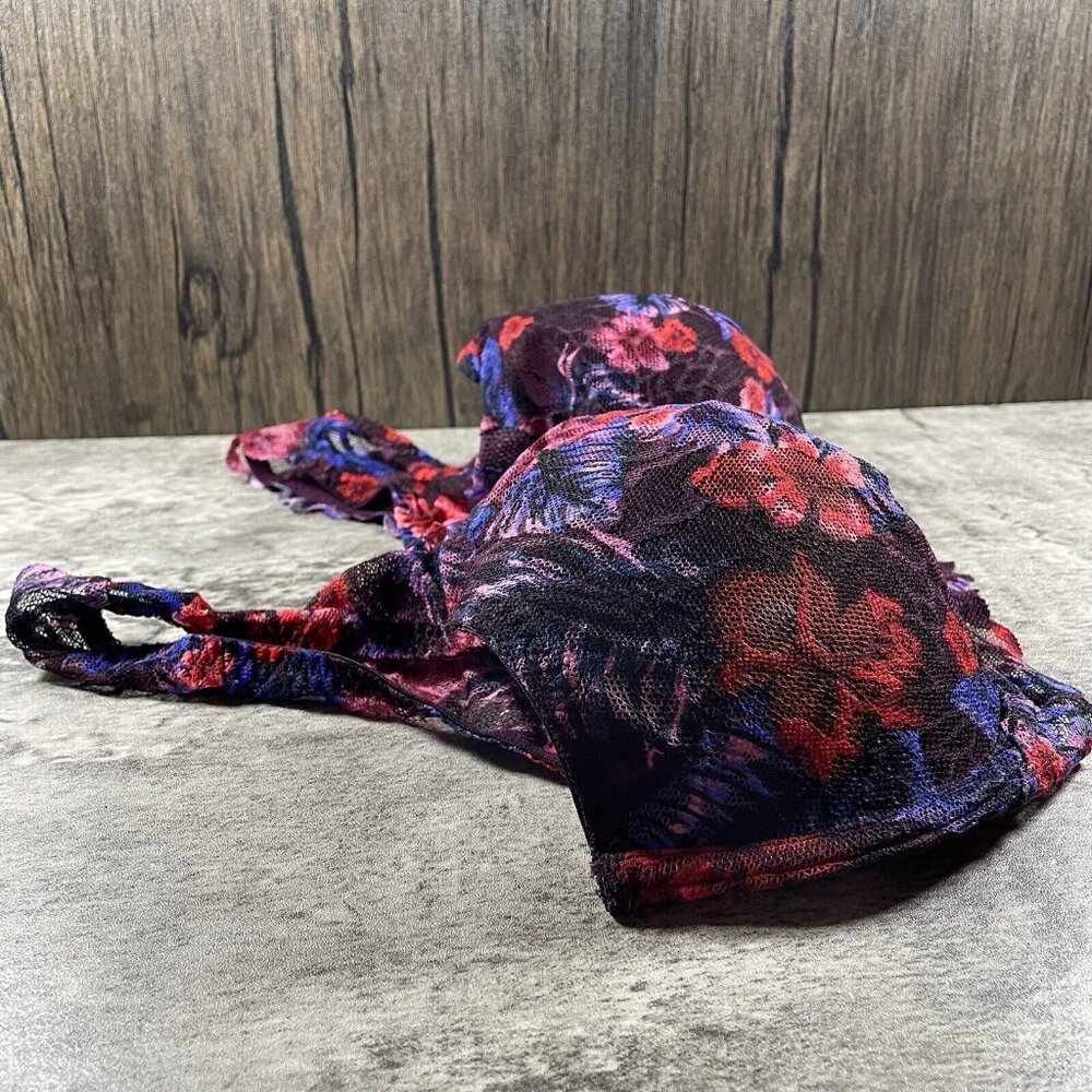 Pink By Victoria’s Secret Floral Lace Women’s Bralette Size M-DD Push Up - Picture 3 of 7